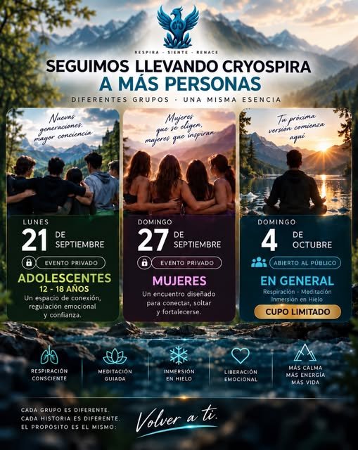 Seguimos llevando Cryospira a más personas